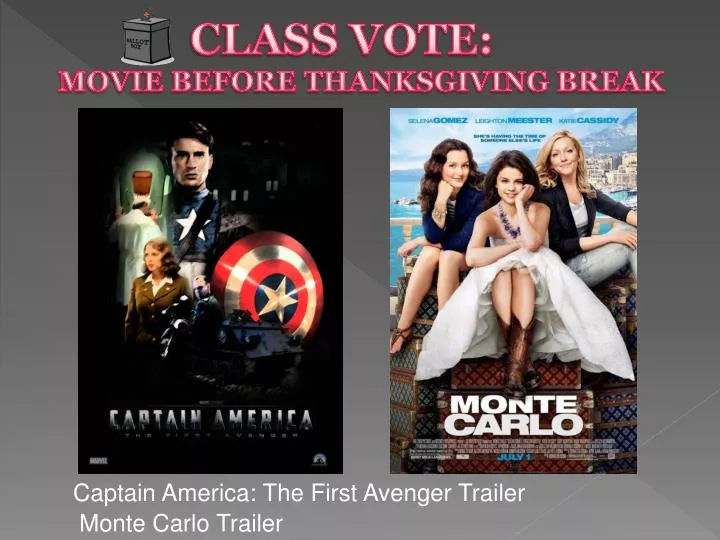 class vote movie before thanksgiving break