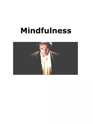 mindfulness