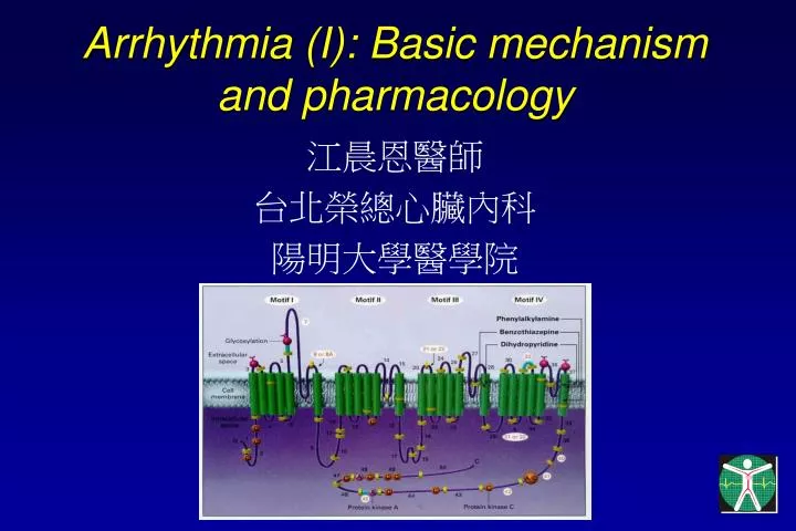 arrhythmia i basic mechanism and pharmacology