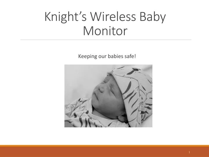 knight s wireless baby monitor
