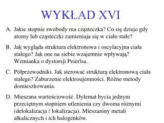 wyk ad xvi