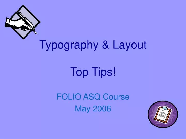 typography layout top tips