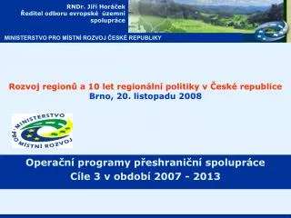 rndr ji hor ek editel odboru evropsk zemn spolupr ce