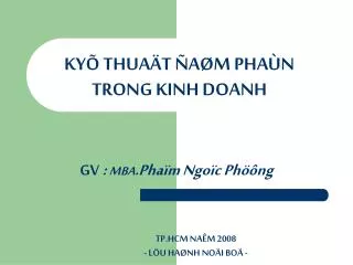 ky thua t a m pha n trong kinh doanh
