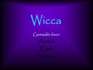 wicca