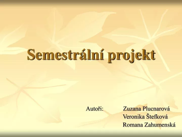 semestr ln projekt