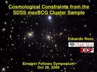 Cosmological Constraints from the SDSS maxBCG Cluster Sample