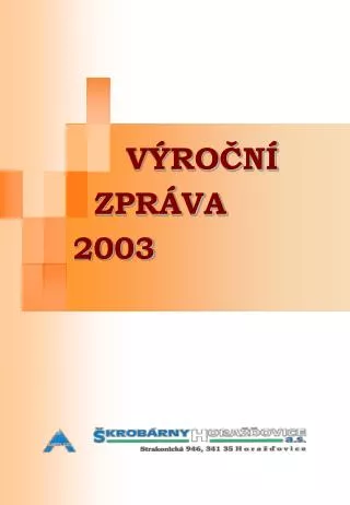 v ro n zpr va 2003