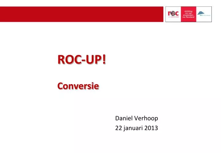 roc up conversie