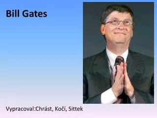 bill gates vypracoval chr st ko sittek