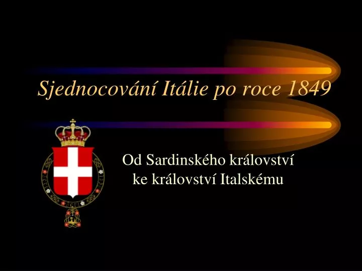 sjednocov n it lie po roce 1849