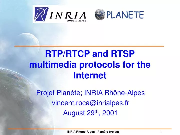 rtp rtcp and rtsp multimedia protocols for the internet