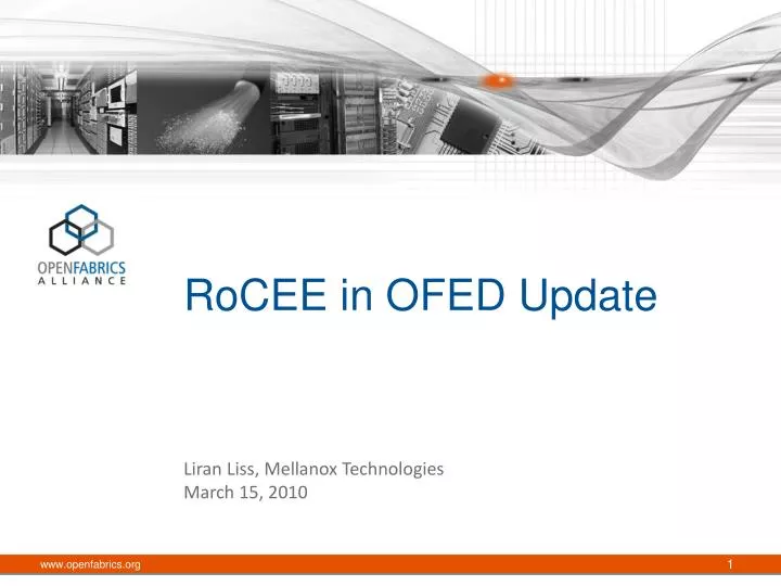 rocee in ofed update
