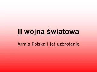 ii wojna wiatowa