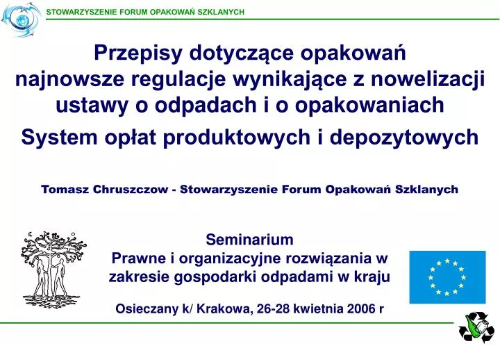 tomasz chruszczow stowarzyszenie forum opakowa szklanych