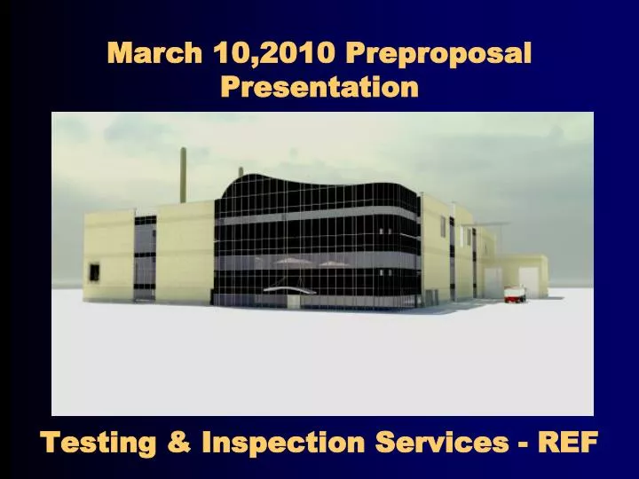 testing inspection services ref