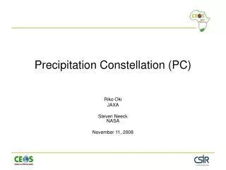 Precipitation Constellation (PC)