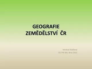 geografie zem d lstv r