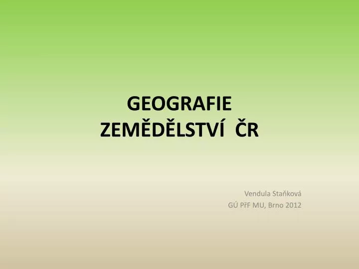 geografie zem d lstv r