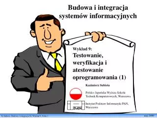 budowa i integracja system w informacyjnych