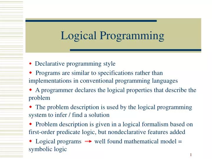 logical programming