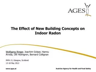 The Effect of New Building Concepts on Indoor Radon