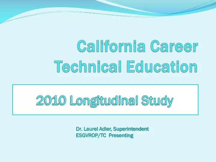 california career technical education