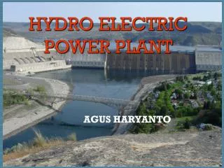 HYDRO ELECTRIC POWER PLANT