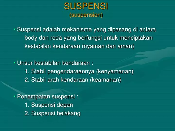 suspensi suspension