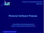 Personal Software Process - slide 1