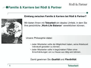 familie karriere bei r dl partner