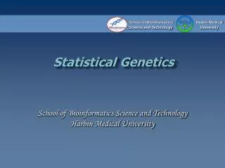 Statistical Genetics