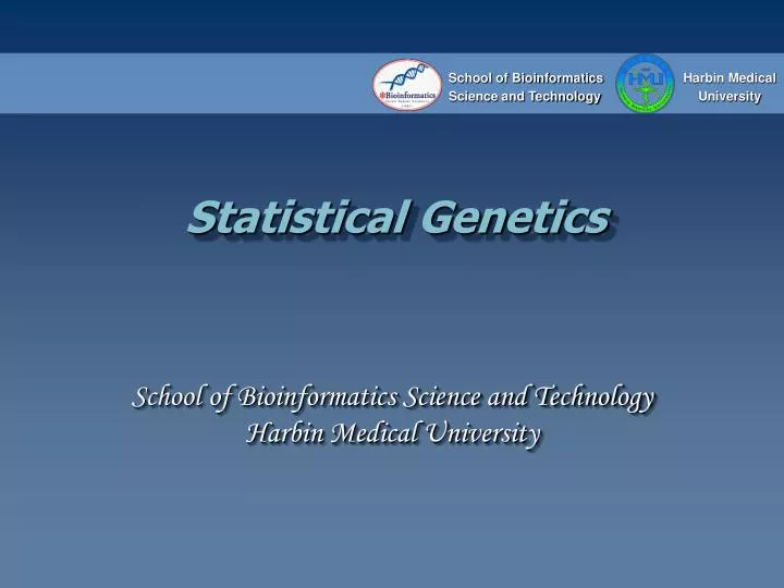 statistical genetics