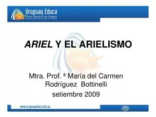 ariel y el arielismo