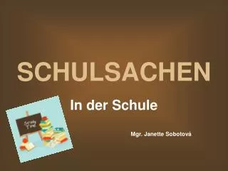 schulsachen