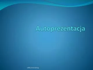 autoprezentacja