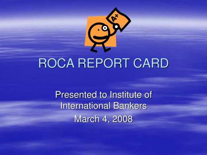 roca report card