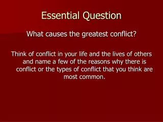 essential question