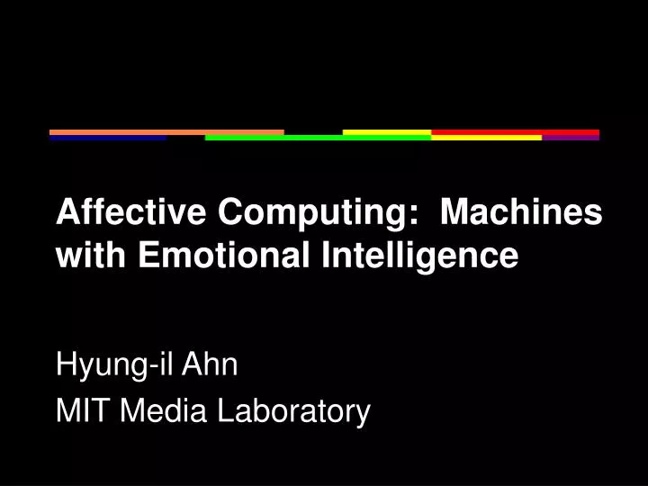 affective computing machines with emotional intelligence
