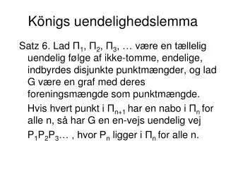 k nigs uendelighedslemma