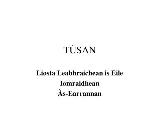 t san