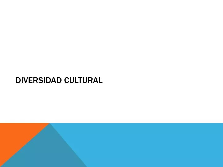 diversidad cultural