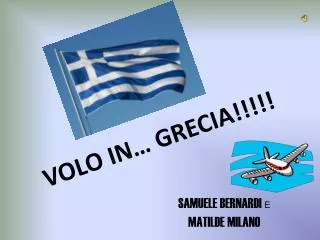 volo in grecia