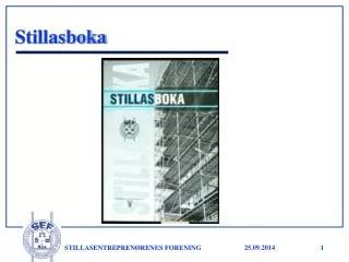 stillasboka