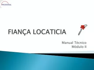 FIANÇA LOCATICIA