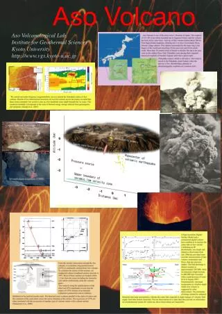 Aso Volcanological Lab. Institute for Geothermal Sciences Kyoto University