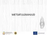 METSATULEKAHJUD - slide 1
