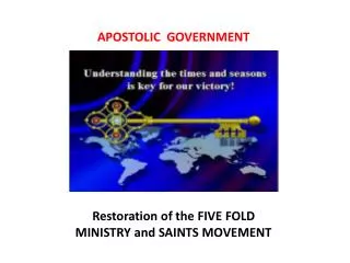 APOSTOLIC GOVERNMENT