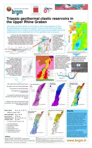 Triassic geothermal clastic reservoirs in the Upper Rhine Graben