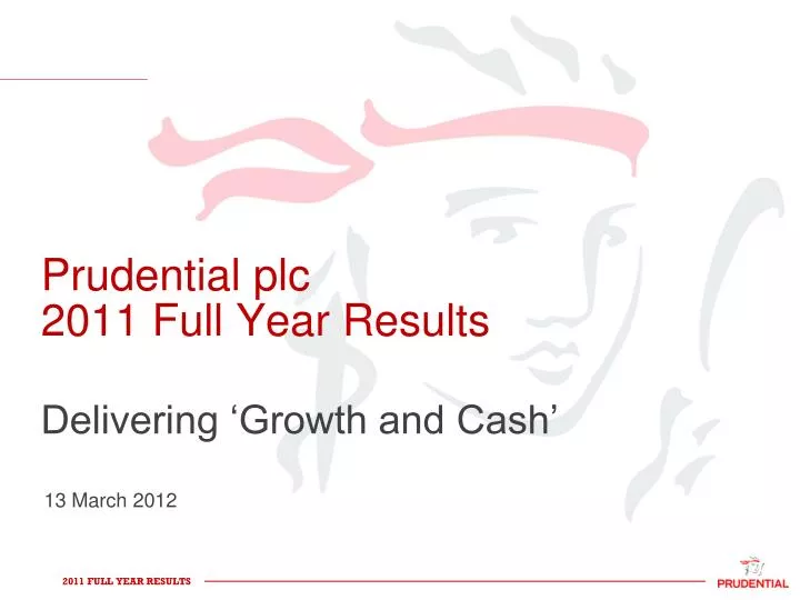 prudential plc 2011 full year results